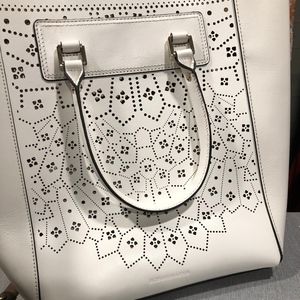 **NEW** AUTHENTIC WHITE BCBG HANDBAG.